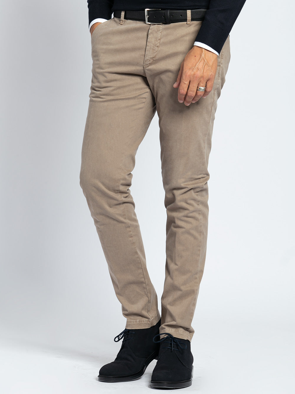 Pantalone in cotone stretch