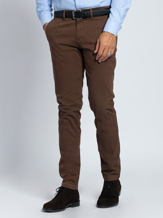 Pantalone in cotone stretch