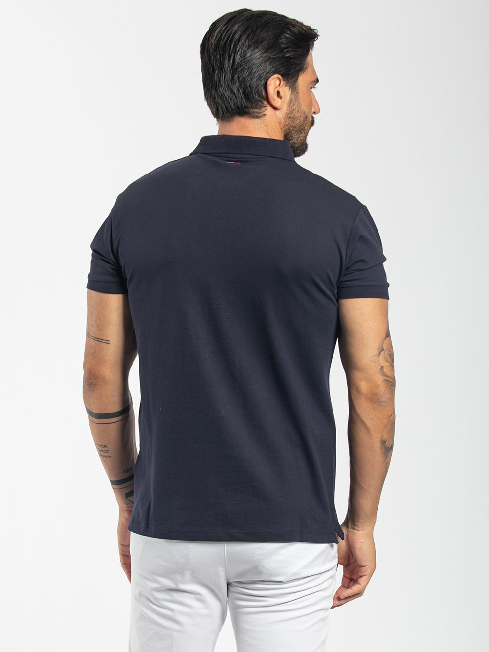 Polo basic in cotone piquet stretch